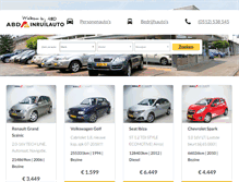 Tablet Screenshot of abdinruilauto.nl